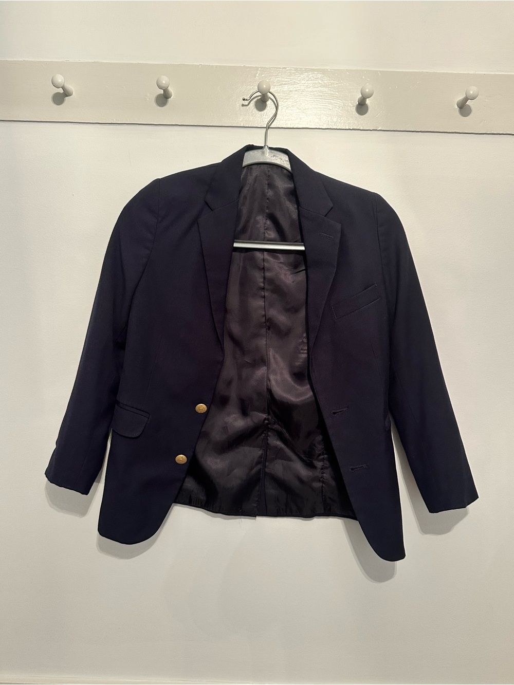Chaps Classic Boy’s Navy Blazer with Gold Buttons size 10